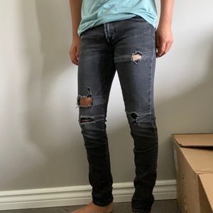 American Eagle Black Flex Skinny Jeans